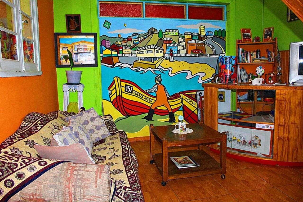 Hostal Destino Bellavista Valparaiso Bagian luar foto