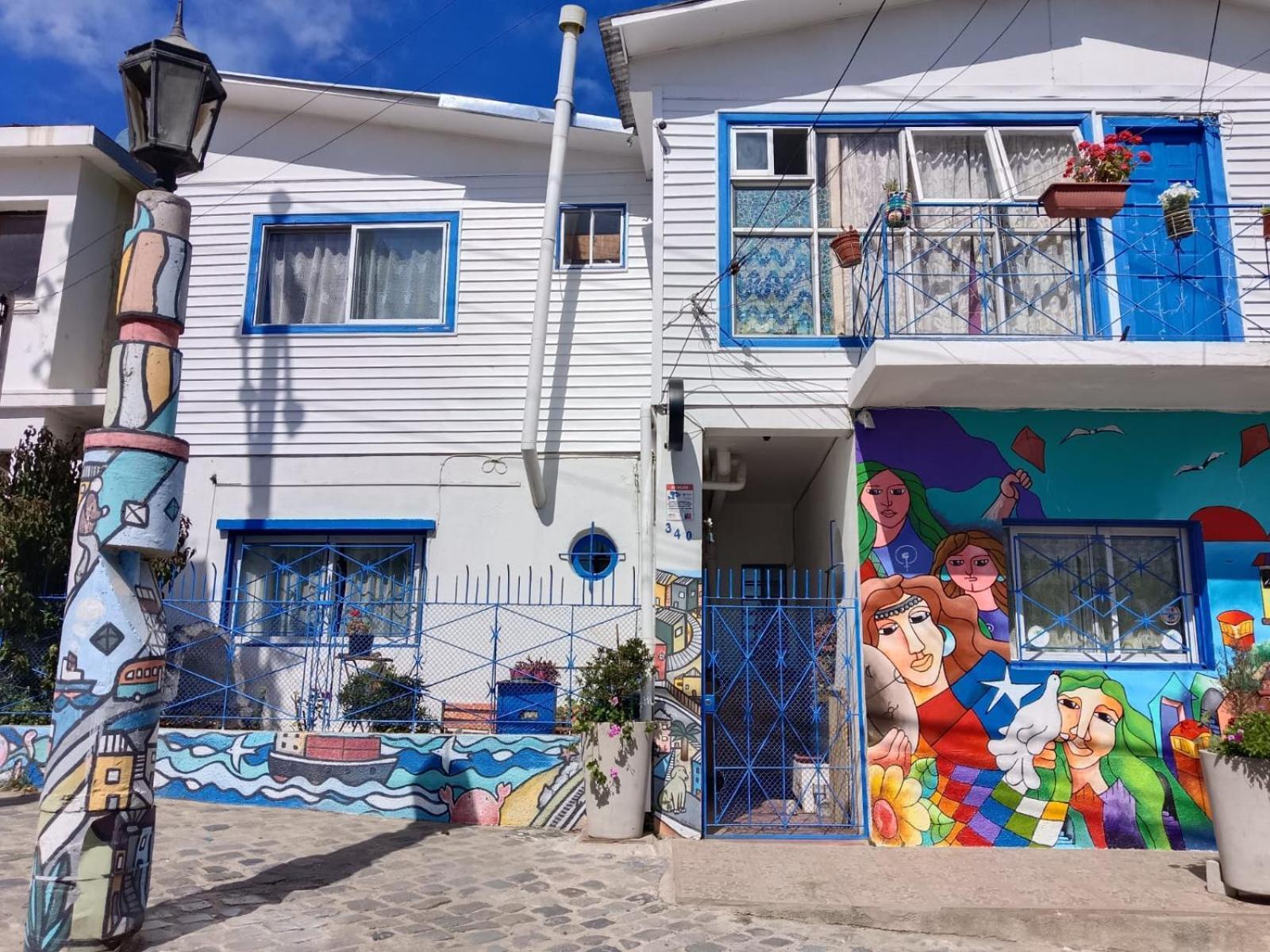 Hostal Destino Bellavista Valparaiso Bagian luar foto